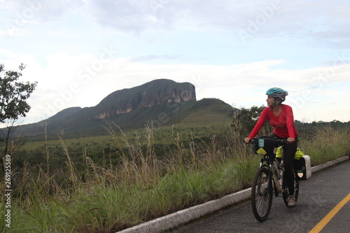 cyclist on the road