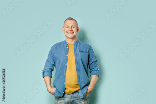 Portrait of handsome middle...