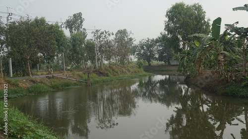 Canal rural-based landscape.