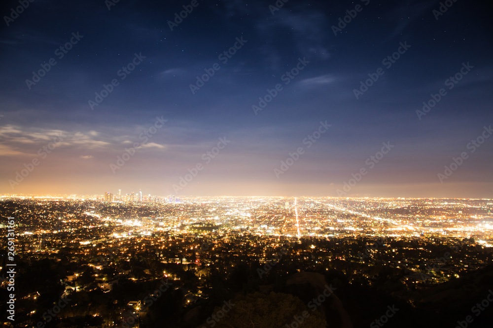 Light night in LA