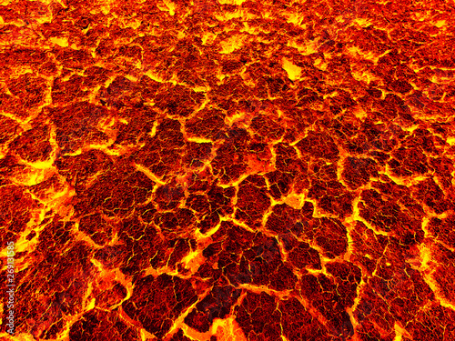 red lava and texture background.