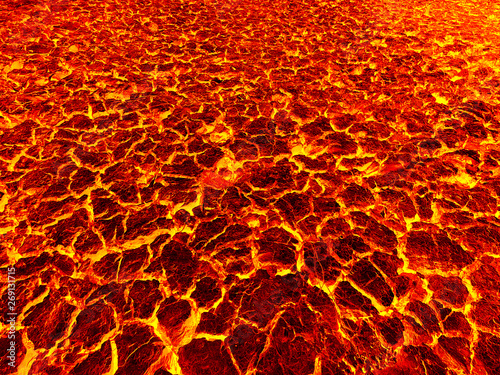 red lava and texture background.