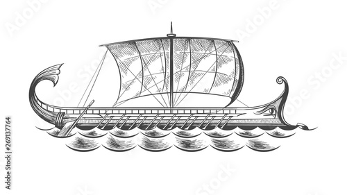Ancient Greek Galley