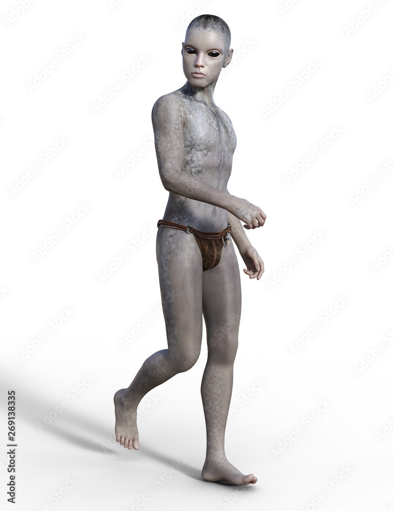 3d render of a cute humanoid alien isolated on white 3d render of a cute humanoid alien isolated on white