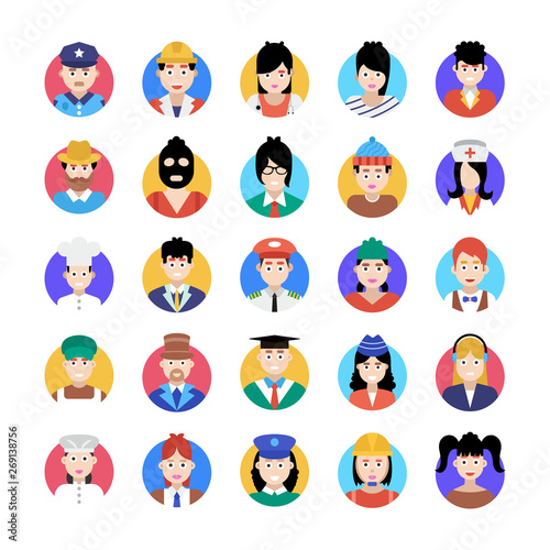 Professional Avatar Icons Pack