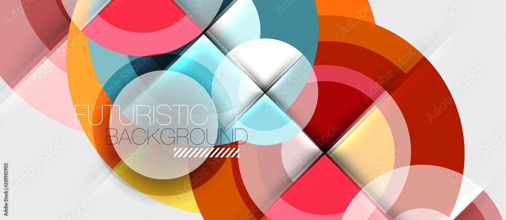 Circular geometrical design template Circular geometrical design template