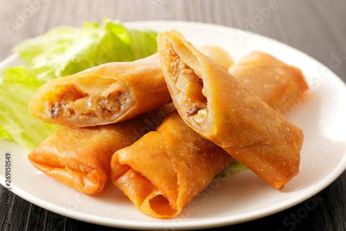 Naklejka 春巻き Spring Roll
