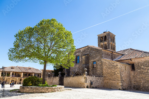 Pedraza, Castilla Y Leon, Spain: Iglesia de San Juan Bautista. Pedraza is one of the best preserved medieval villages of Spain, not far from Segovia photo