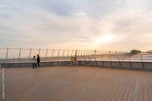 Nogoya  Japan   MAY 5-2019   Landscapes of Chubu Centrair International Airport  Nagoya.