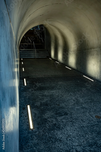 Walkway and Tunnel in Switzerland.