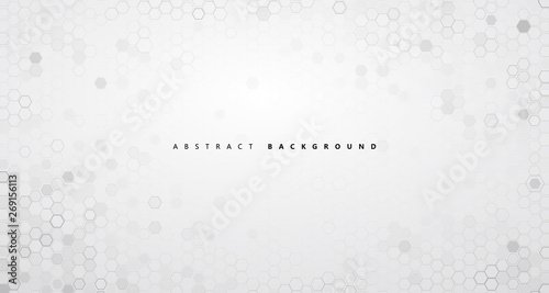 The abstract background of molecular structure and graphic design of technology sense.
