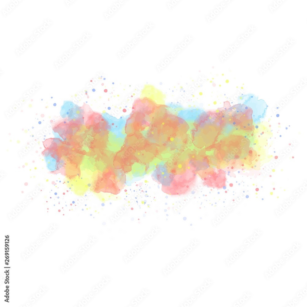 Obraz premium Abstract watercolor background and texture