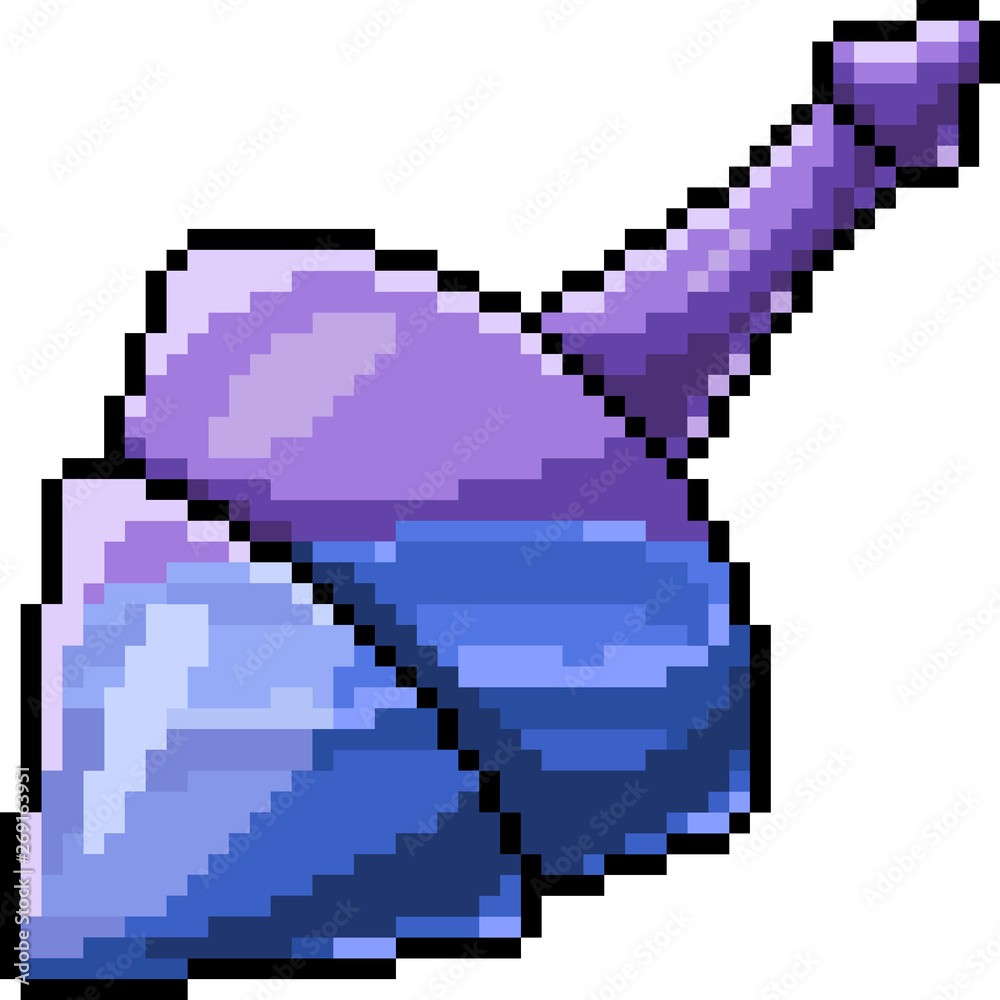 Fototapeta premium vector pixel art potion