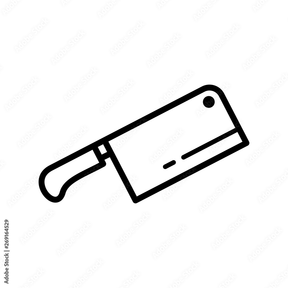 Butcher knife icon Butcher knife icon