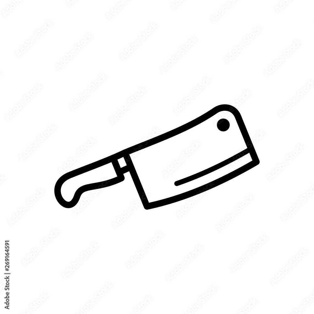 Butcher knife icon Butcher knife icon