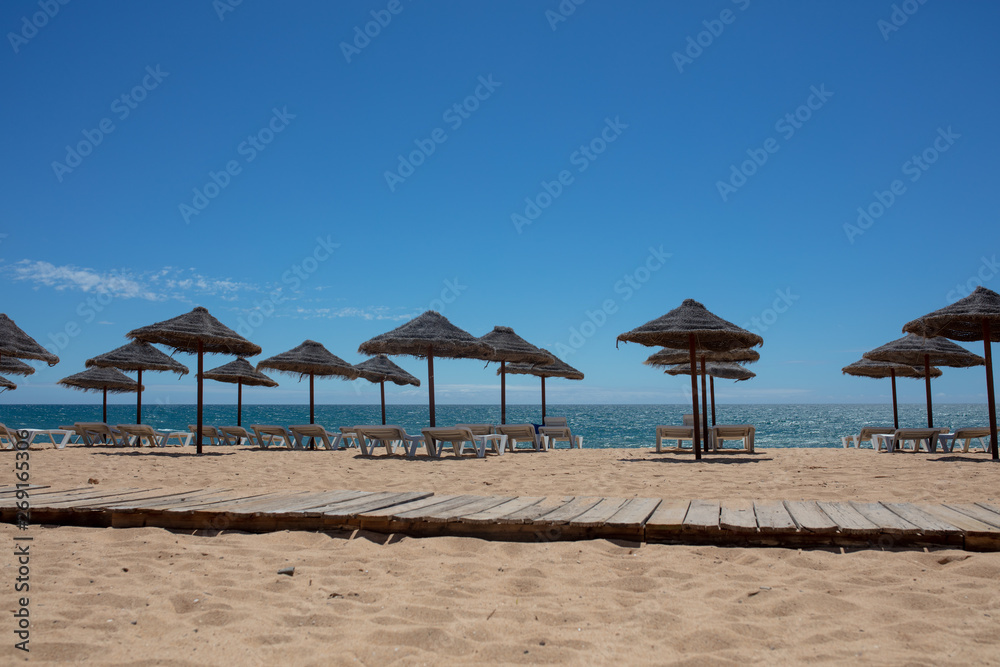 the city of Quarteira in Algarve Portugal the city of Quarteira in Algarve Portugal