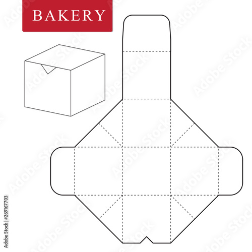 Package template for bakery food or Other items.