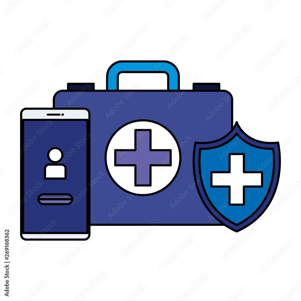 smartphone with medical kit telemedicine smartphone with medical kit telemedicine