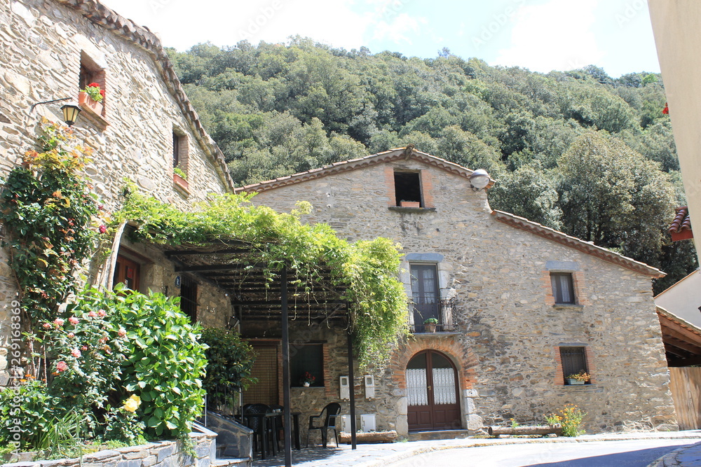 village en el montseny,catalunya