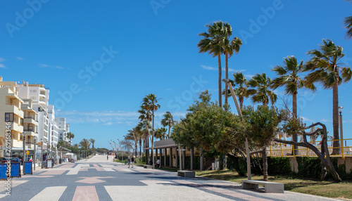 the city of Quarteira in Algarve Portugal photo