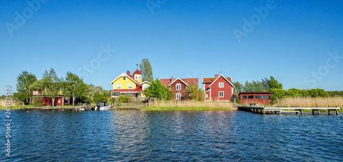 Sea shore building in Sweden