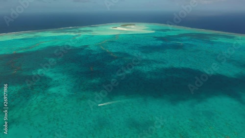 Cook Islands - Honneymoon Island 500 Meters Above photo