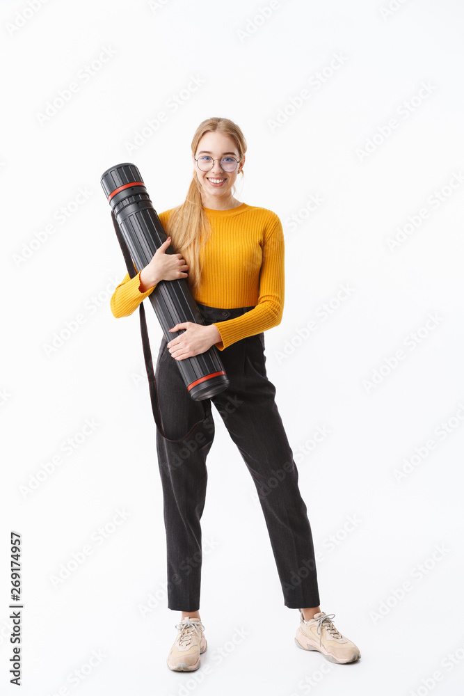 Full length of an attractive young woman architect Full length of an attractive young woman architect