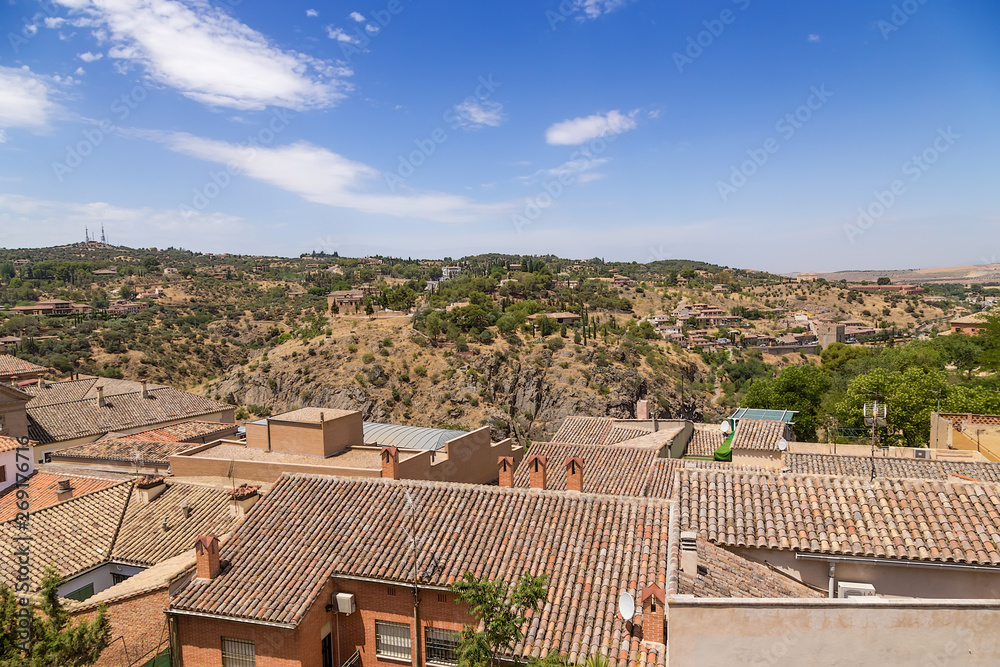 Toledo, Spain. City and its beautiful surroundings Toledo, Spain. City and its beautiful surroundings