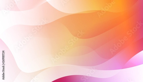 Wallpaper Mural Template Abstract Background With Curves Lines, Wave Shape. For Business Presentation Wallpaper, Flyer, Cover. Vector Illustration with Color Gradient. Torontodigital.ca