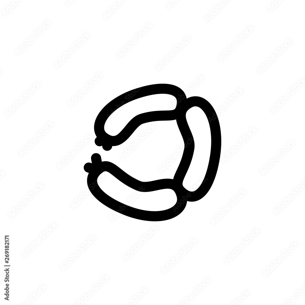 sausage icon vector symbols illustration sausage icon vector symbols illustration