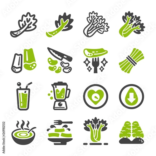 celery icon set