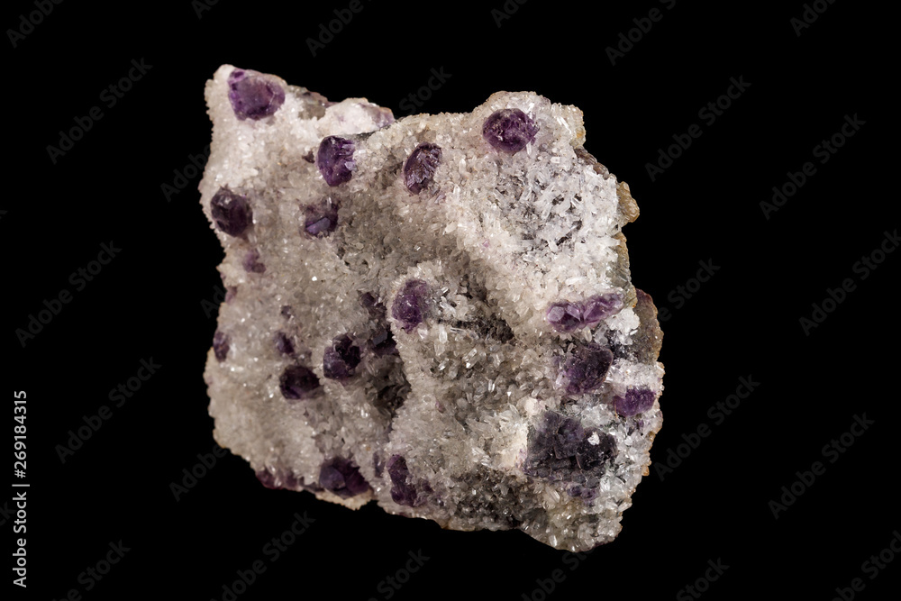 macro mineral fluorite stone on black background macro mineral fluorite stone on black background