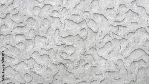 Fototapeta Naklejka Na Ścianę i Meble -  Abstract texture. Relief, shape, wood, stone. 3d illustration, 3d rendering.