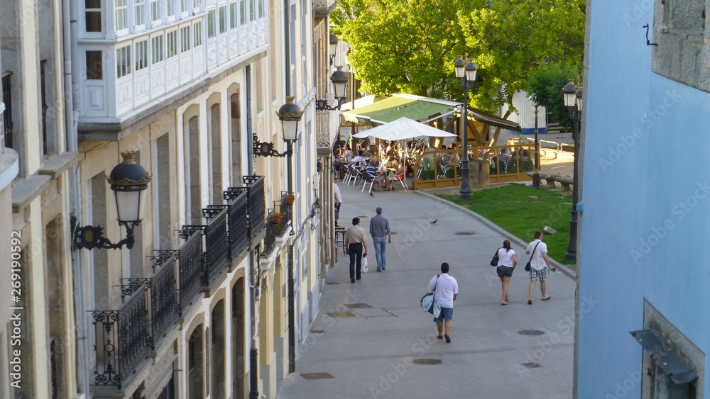 Obraz premium Lugo -Lucus Augusti in Latin, a city in northwestern Spain in Galicia.