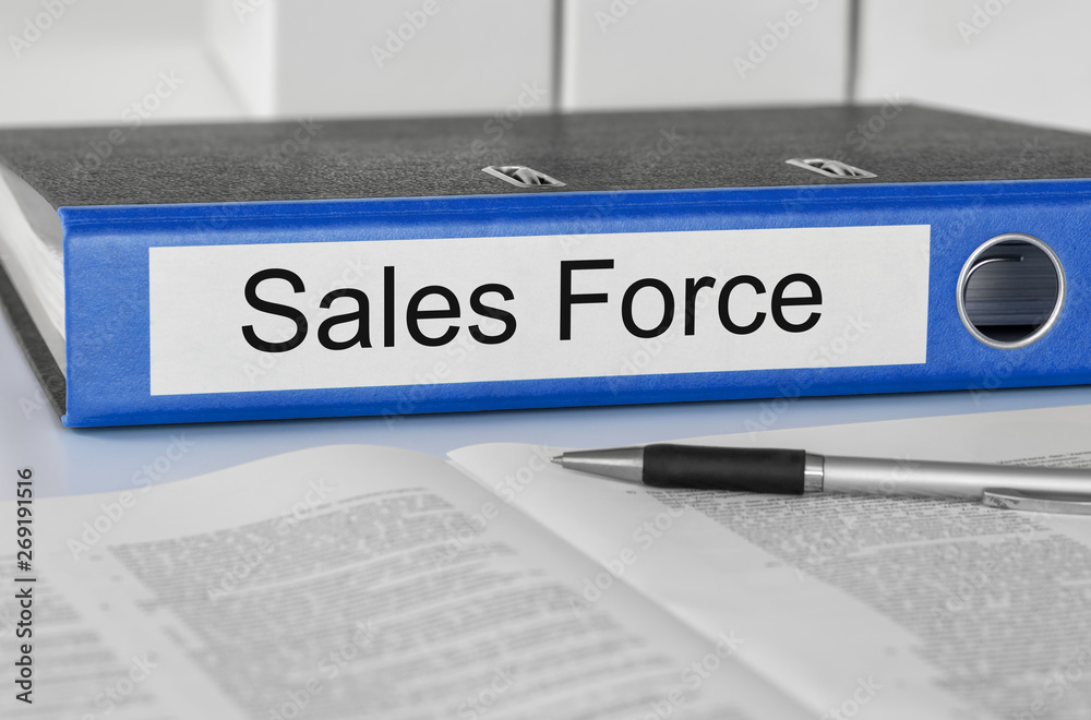 Folder with the label Sales Force Folder with the label Sales Force