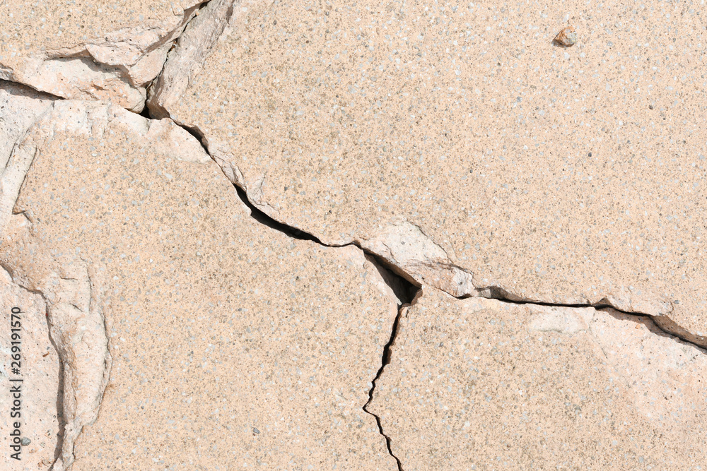 Obraz premium ブロックのひび割れ