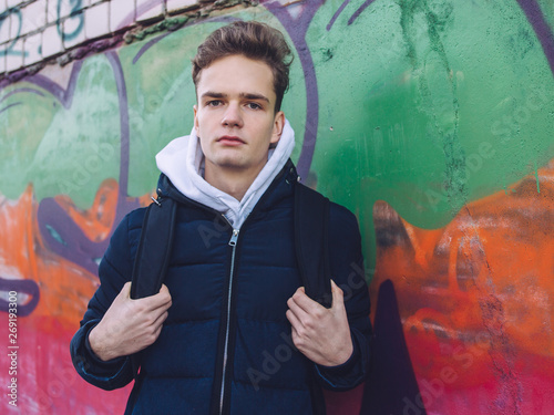 teenage outdoor portrait