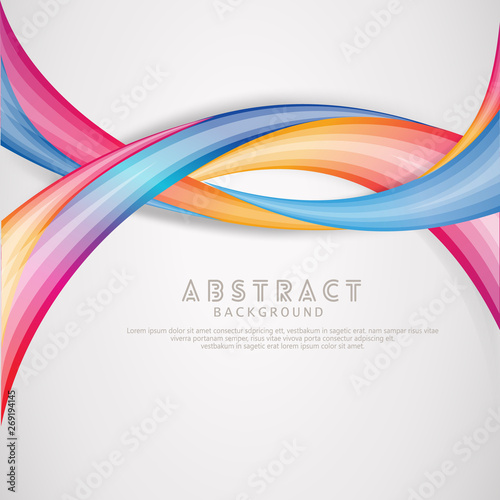 Waving elegance abstract background with dynamic gradation color