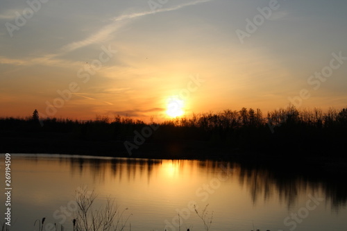 Sunset Over The Wetlands, Pylypow Wetlands, Edmonton, Alberta