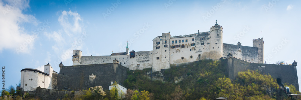 Festung Hohensalzburg in der Stadt Salzburg - Panorama