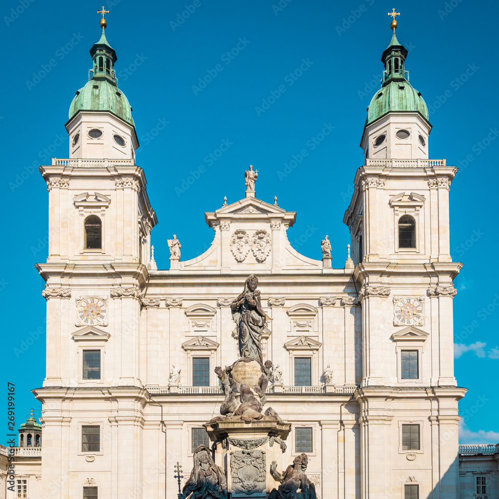 Der Dom in der Stadt Salzburg in Österreich