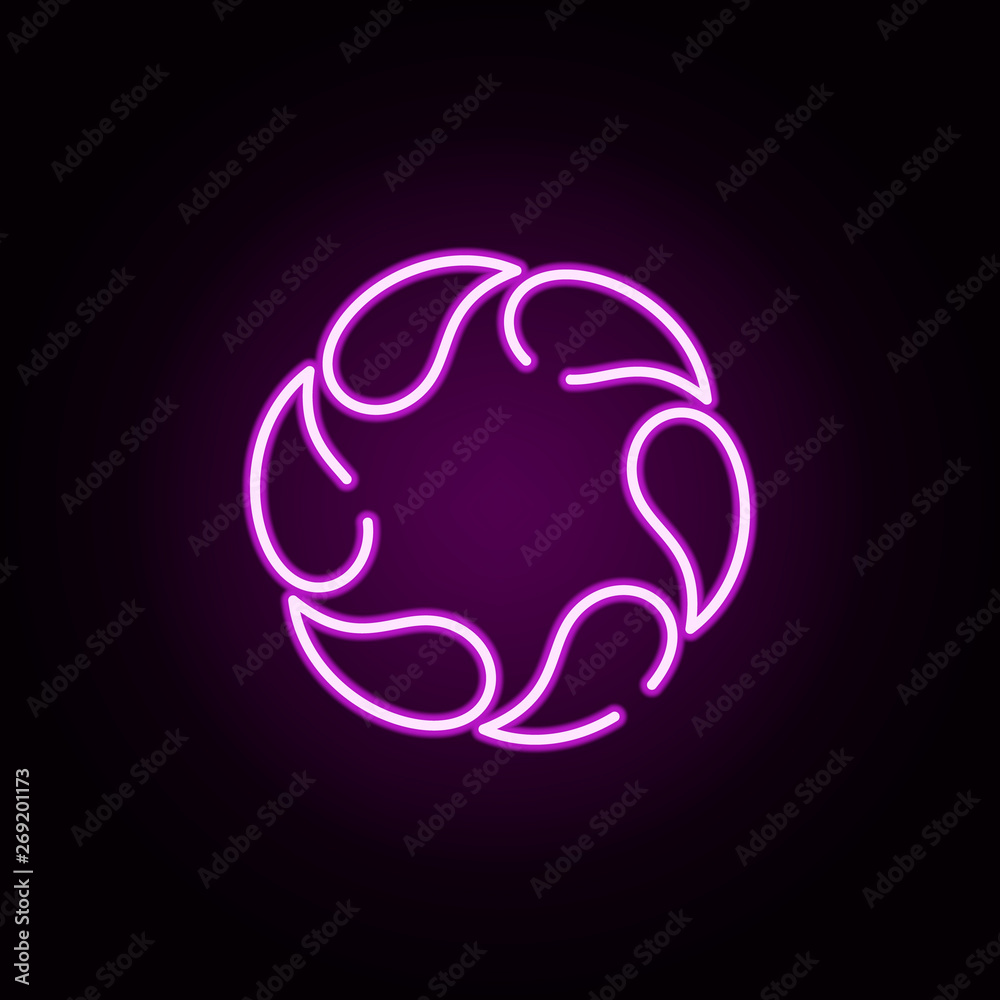 vortex neon icon. Elements of physics set. Simple icon for websites, web design, mobile app, info graphics vortex neon icon. Elements of physics set. Simple icon for websites, web design, mobile app, info graphics