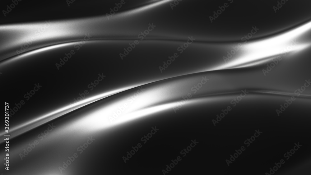 Fototapeta premium Luxury elegant background abstraction fabric. 3d illustration, 3d rendering.