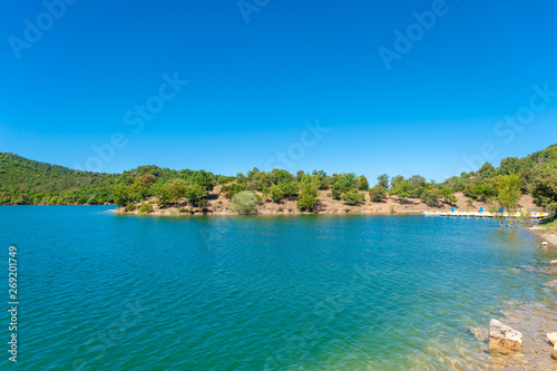 Fototapeta Naklejka Na Ścianę i Meble -  Lake Saint-Cassien near Montauroux