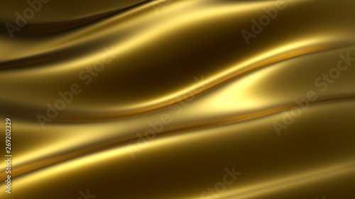 Luxury elegant background abstraction fabric. 3d illustration, 3d rendering. © Pierell