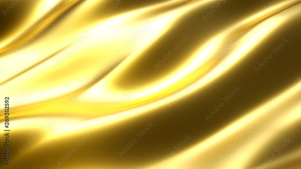 Fototapeta premium Luxury elegant background abstraction fabric. 3d illustration, 3d rendering.