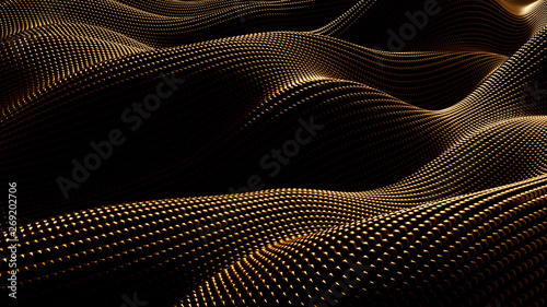 Luxury elegant background abstraction fabric. 3d illustration, 3d rendering.