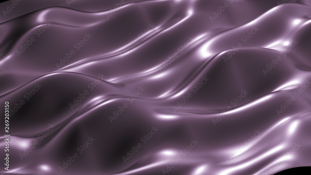 Fototapeta premium Luxury elegant background abstraction fabric. 3d illustration, 3d rendering.
