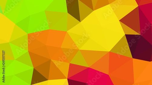 Abstract geometric triangle background  art  artistic  bright  colorful  design. Mosaic  color background. Mosaic texture. The effect of stained glass. EPS 10 Vector