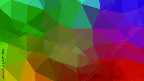 Abstract geometric triangle background, art, artistic, bright, colorful, design. Mosaic, color background. Mosaic texture. The effect of stained glass. EPS 10 Vector